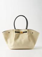 Demellier - New York Raffia Tote Bag - Womens - Cream