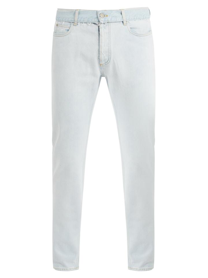 Maison Margiela Mid-rise Super-bleached Denim Jeans