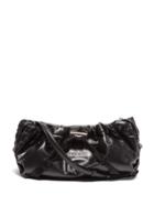 Alexander Mcqueen - The Bundle Small Logo-embossed Leather Bag - Womens - Black