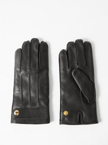 Tom Ford - Raised-seam Leather Gloves - Mens - Black