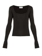 Raey Square-neck Ribbed Cashmere Sweater