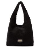 Matchesfashion.com Aries - Large Shearling Tote Bag - Womens - Black