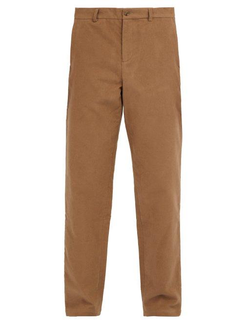 Matchesfashion.com De Bonne Facture - English Moleskin Trousers - Mens - Brown