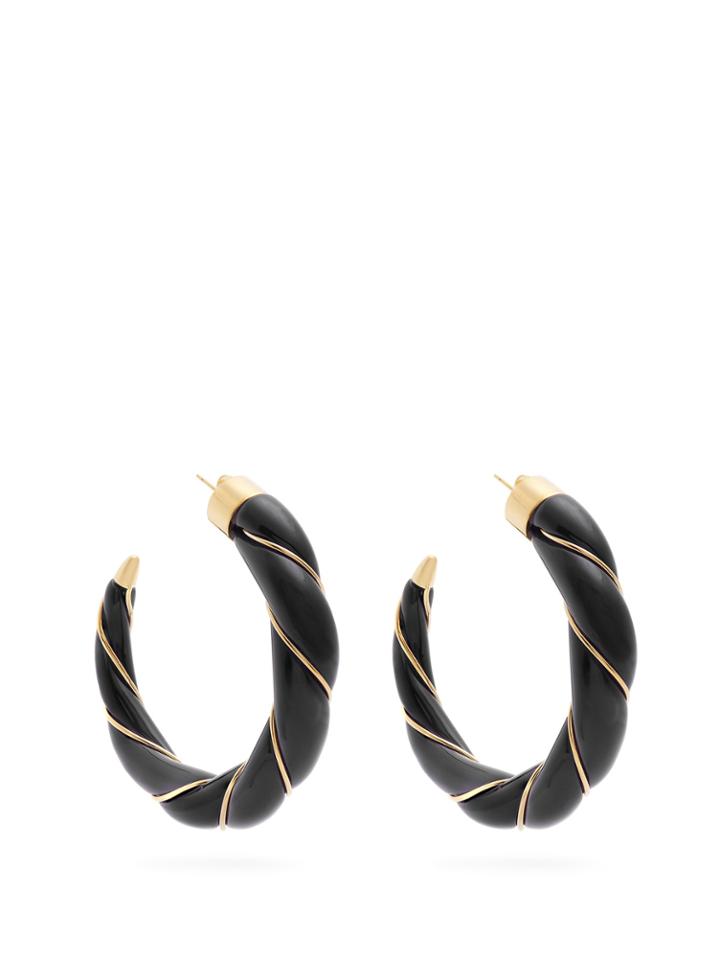Aurélie Bidermann Diana Twisted-effect Gold-plated Earrings