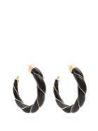 Aurélie Bidermann Diana Twisted-effect Gold-plated Earrings