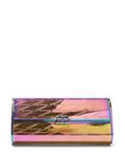 Matchesfashion.com Balenciaga - Bb Hard Logo Embossed Iridescent Leather Clutch - Womens - Multi
