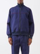 Sacai - Piped Raglan-sleeve Twill Track Jacket - Mens - Navy