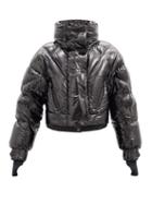 Matchesfashion.com 3 Moncler Grenoble - Hooded Quilted Down Cropped Jacket - Womens - Black