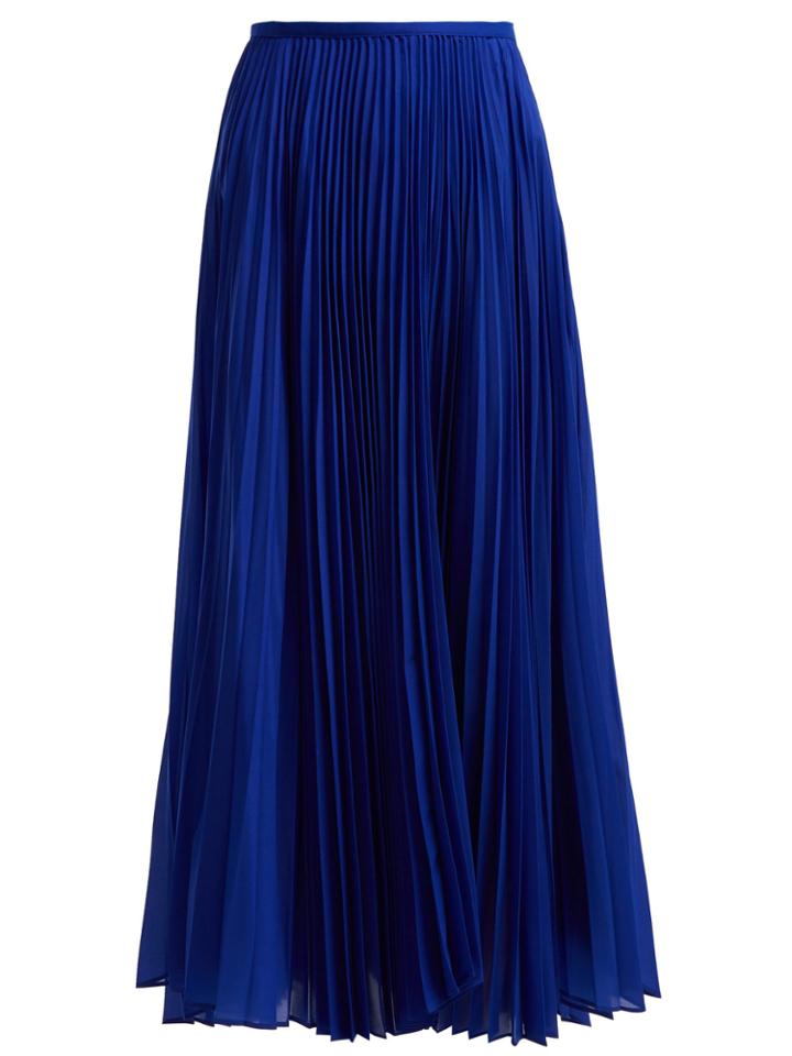 Joseph Abbot Pleated Crepe Skirt