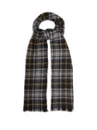 Matchesfashion.com Isabel Marant - Suzanne Checked Wool Blend Scarf - Mens - Black