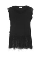 Edun Fringed-edge Sleeveless Top