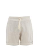 Matchesfashion.com Maran - Slubbed Linen Poplin Shorts - Mens - Beige