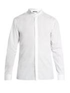 Balmain Wingtip-collar Cotton-poplin Shirt