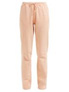 Matchesfashion.com Acne Studios - Logo Embroidered Cotton Track Pants - Womens - Pink