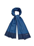 Gieves & Hawkes Geometric Print Double-faced Scarf