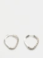 Yvonne Lon - Wave Diamond & 18kt White-gold Earrings - Womens - Diamond