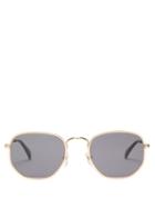 Matchesfashion.com Givenchy - Round Metal Sunglasses - Mens - Black