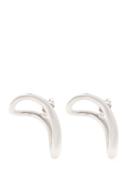 Matchesfashion.com Charlotte Chesnais - Slide 18kt Gold Plated Earrings - Womens - Silver