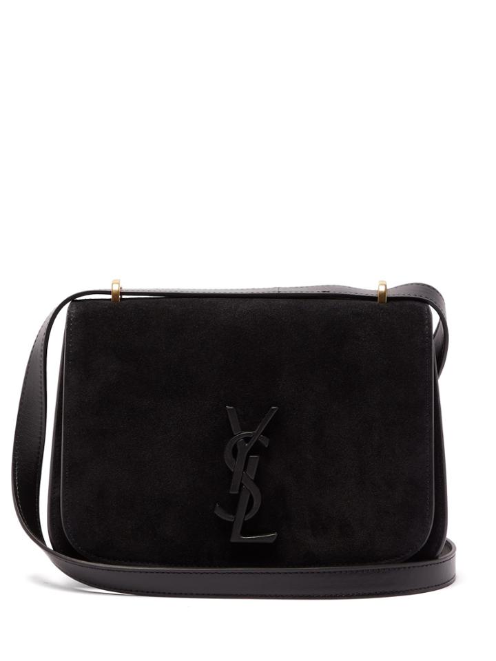 Saint Laurent Spontini Small Suede Bag