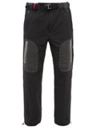 2 Moncler 1952 - Logo-print Stretch-shell Cargo Trousers - Mens - Black