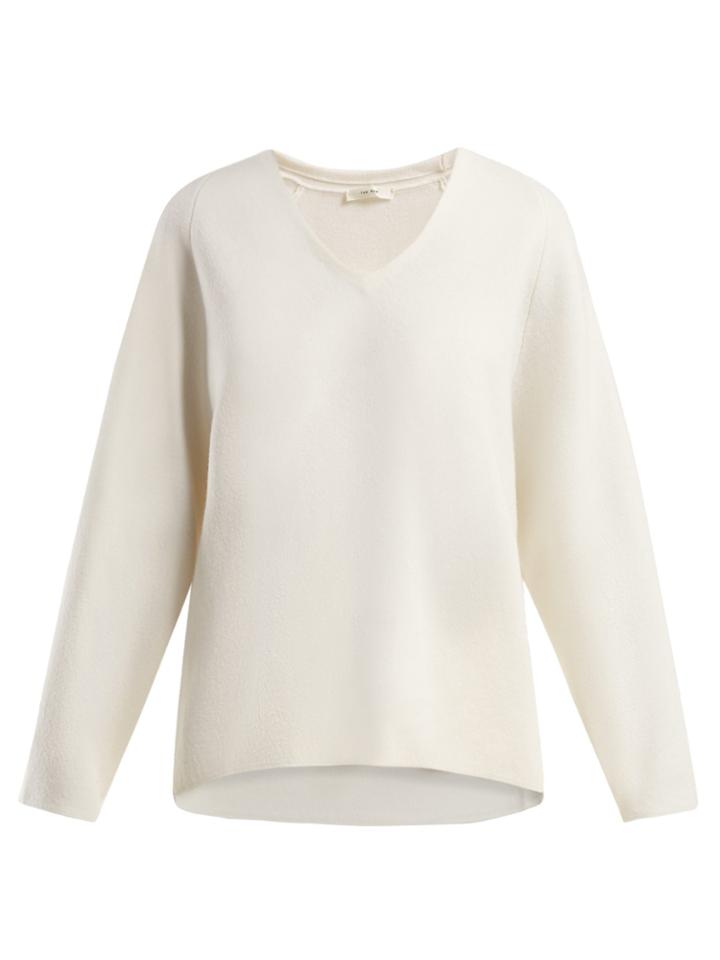 The Row Bambi Wool And Cashmere-blend Sweater