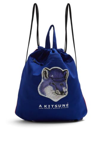 Ader Error X Maison Kitsuné Fox-head Backpack