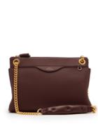 Matchesfashion.com Anya Hindmarch - Double Zip Leather Shoulder Bag - Womens - Burgundy