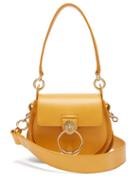 Matchesfashion.com Chlo - Tess Small Leather And Suede Cross Body Bag - Womens - Yellow
