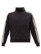 Sasquatchfabrix. - Lace-striped Jersey Track Jacket - Mens - Black Multi