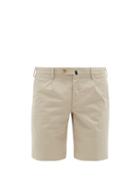 Matchesfashion.com Incotex - Garment-dyed Stretch-cotton Shorts - Mens - Light Grey