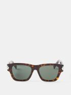 Dior - Diorblacksuit Tortoiseshell-acetate Sunglasses - Mens - Dark Tortoiseshell