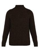 Matchesfashion.com De Bonne Facture - Ribbed Knit Wool Sweater - Mens - Brown