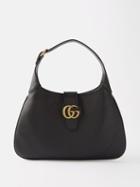 Gucci - Aphrodite Medium Leather Shoulder Bag - Womens - Black