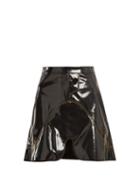 Matchesfashion.com Ellery - Milky Way Pvc Mini Skirt - Womens - Black