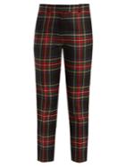 Racil Aries Tartan-checked Slim-leg Wool Trousers