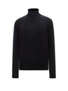 Allude - Cashmere Roll-neck Sweater - Mens - Black