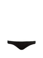 Matchesfashion.com Reina Olga - Selvaggia Glittered Tweed Effect Bikini Briefs - Womens - Black Multi
