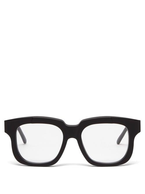 Matchesfashion.com Kuboraum - K25 Square Acetate Glasses - Mens - Black