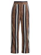 Ace & Jig Kate Wide-leg Striped Cotton Trousers
