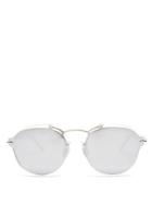 Dior Clat Mirrored Round-frame Sunglasses