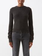 Petar Petrov - Farrel Cashmere-blend Sweater - Womens - Dark Grey