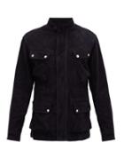 Matchesfashion.com Caruso - Multi-pocket Suede Field Jacket - Mens - Navy