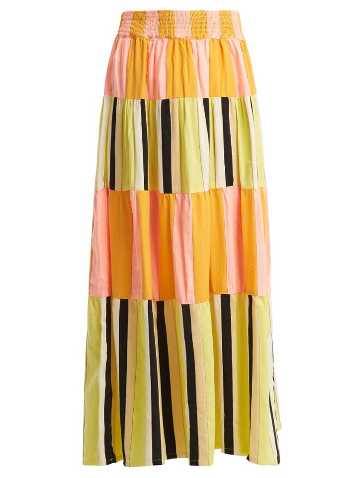 Ace & Jig Mojave Panelled Cotton-blend Skirt
