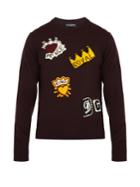 Dolce & Gabbana Motif-appliqu Wool Sweater