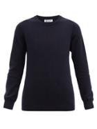 Matchesfashion.com Johnston's Of Elgin - Cashmere Sweater - Womens - Dark Navy