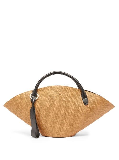 Matchesfashion.com Jil Sander - Small Faux Raffia Tote Bag - Womens - Brown