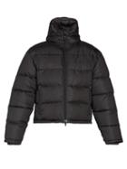 Matchesfashion.com Balenciaga - Cropped Padded Hooded Jacket - Mens - Black