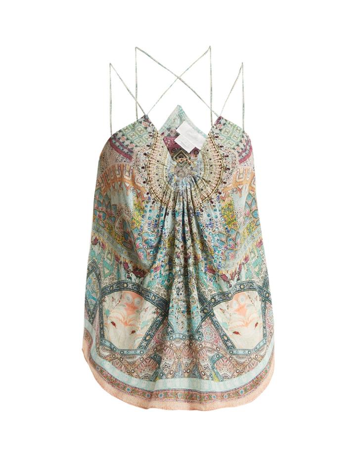Camilla Sisters Of The Marigold Silk Cami Top