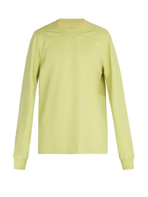 Matchesfashion.com Rick Owens - Crew Neck Sweatshirt - Mens - Green