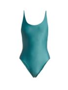 Matchesfashion.com Haight - Scoop Back Swimsuit - Womens - Light Green